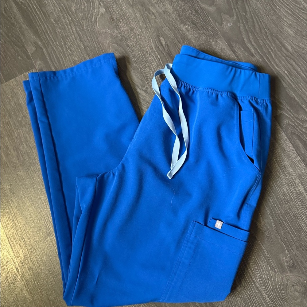 Women’s Figs Royal Blue Yola High waisted 2.0 scrub pants